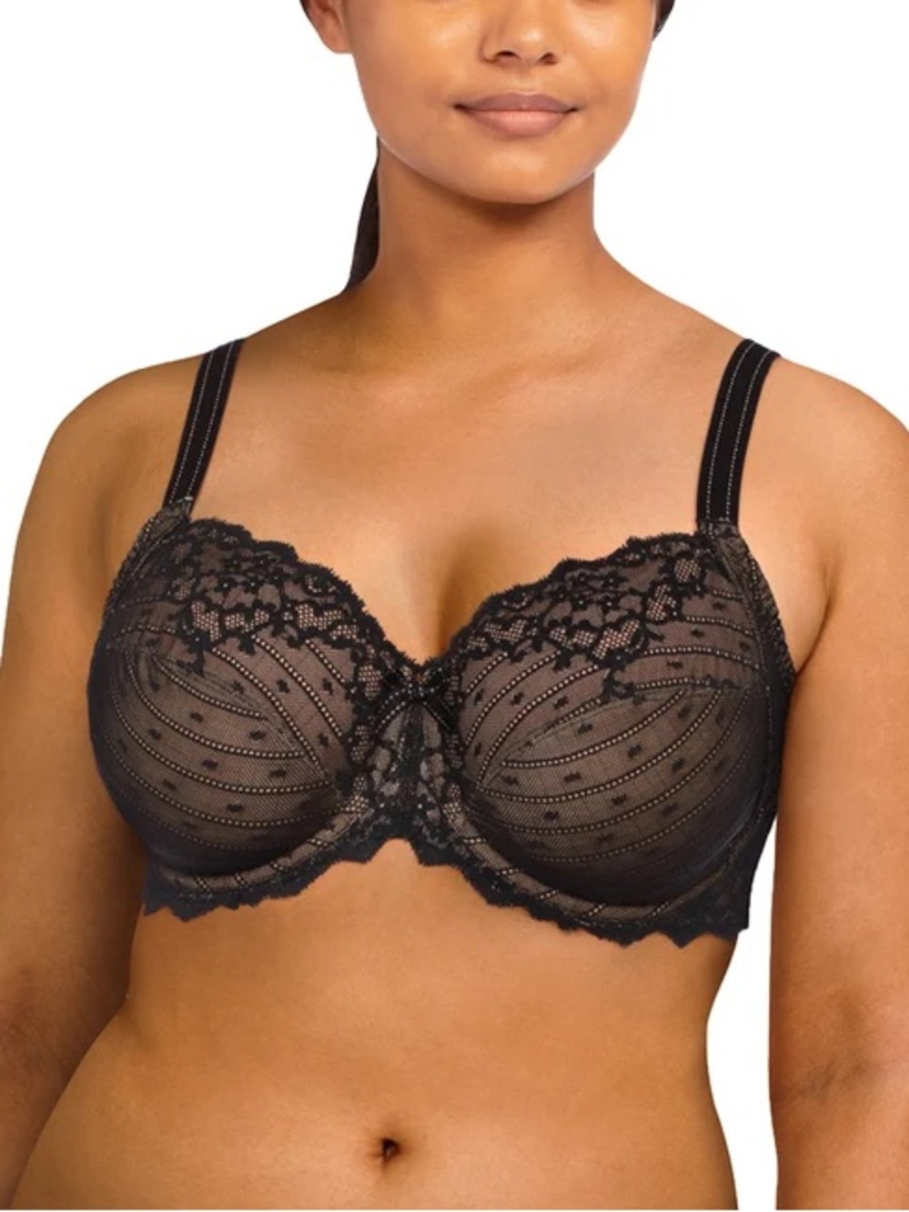 Chantelle Rive Gauche Full Coverage Underwire Bra (C32810) - Black 36DDDD